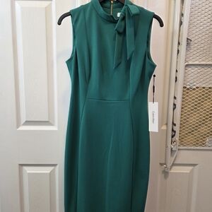Calvin Klein Green Sleeveless Dress